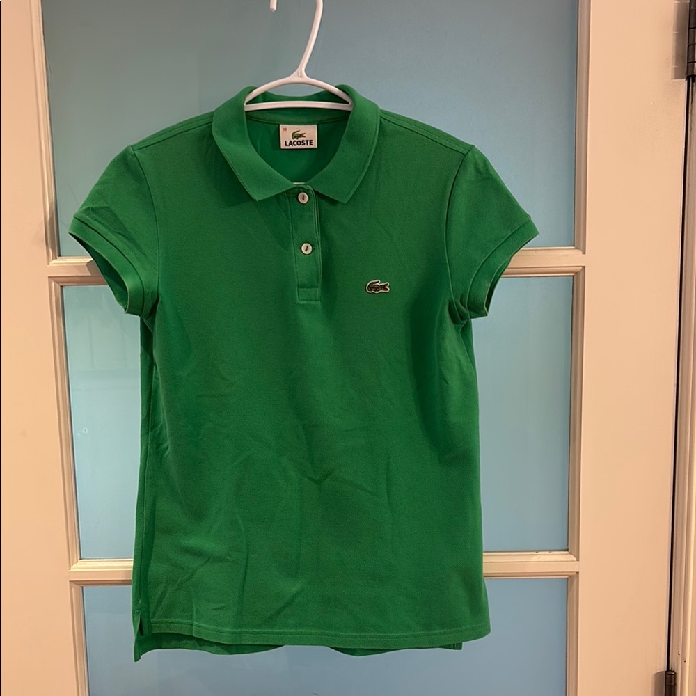Lacoste Green Polo Shirt Classic Short Sleeve